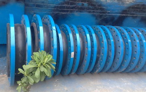 Single sphere rubber expansion joints